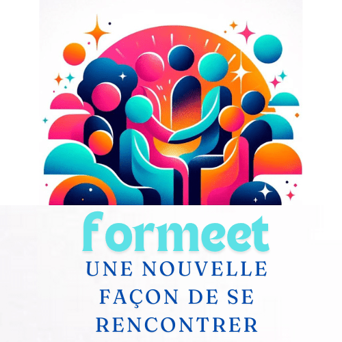 Logo FORMEET illustration identité visuelle